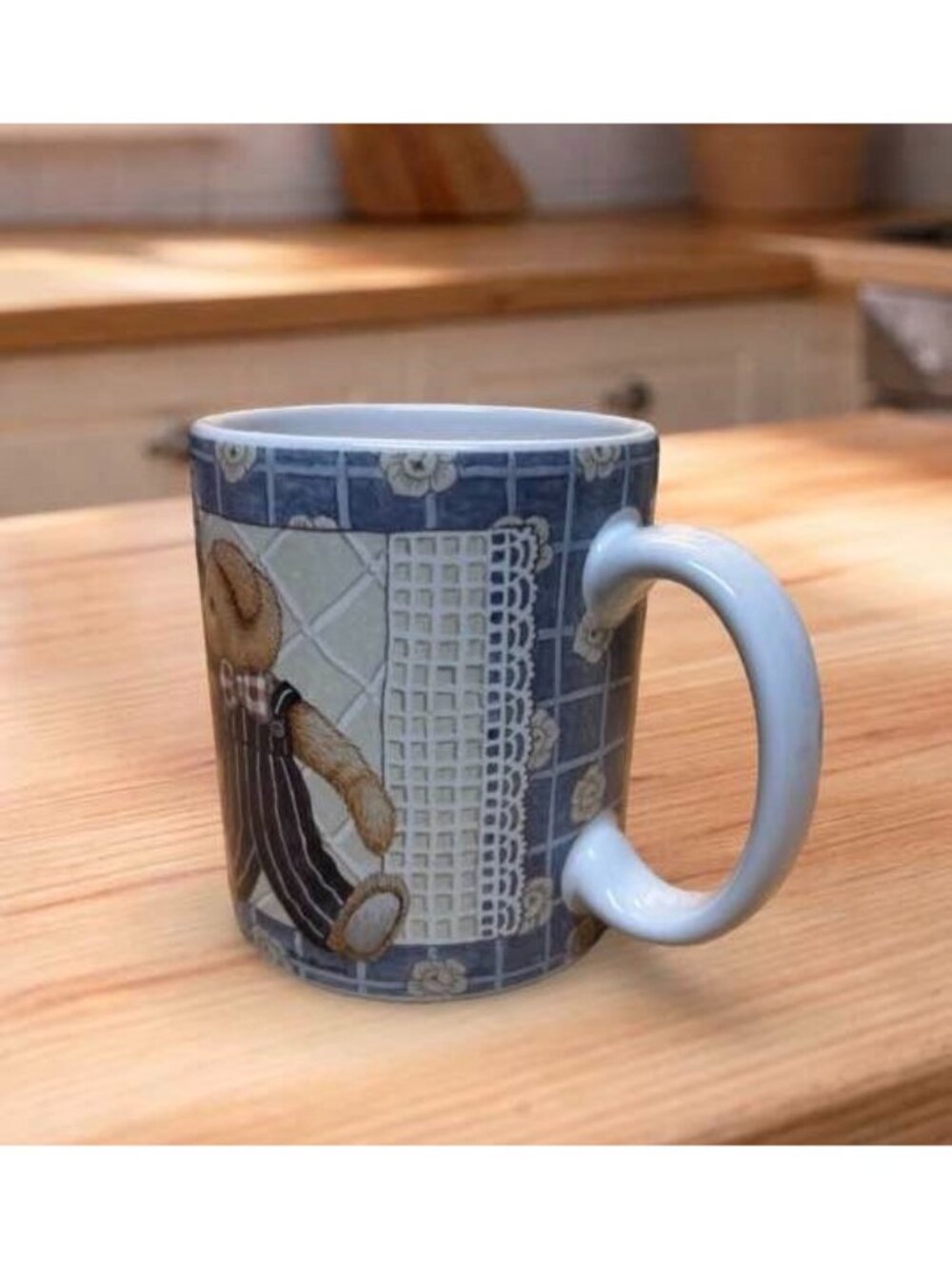Lang & Wise 1998 "I Love My Bear" Collector Mug By Nita Showers Teddy Bear Desig - Picture 3 of 7